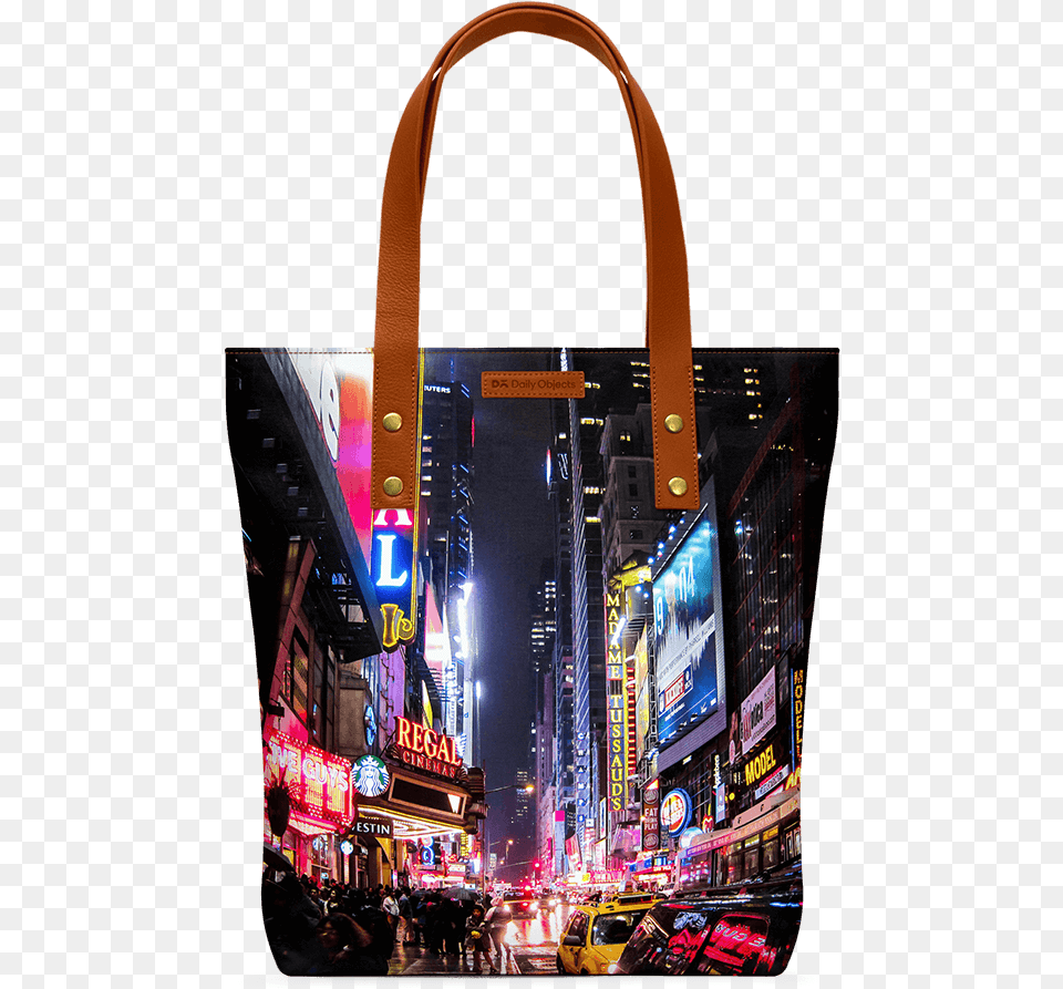 Dailyobjects New York City Night Classic Tote Bag Buy Society6 New York City Night Wall Tapestry Medium, Accessories, Handbag, Purse, Car Free Png Download