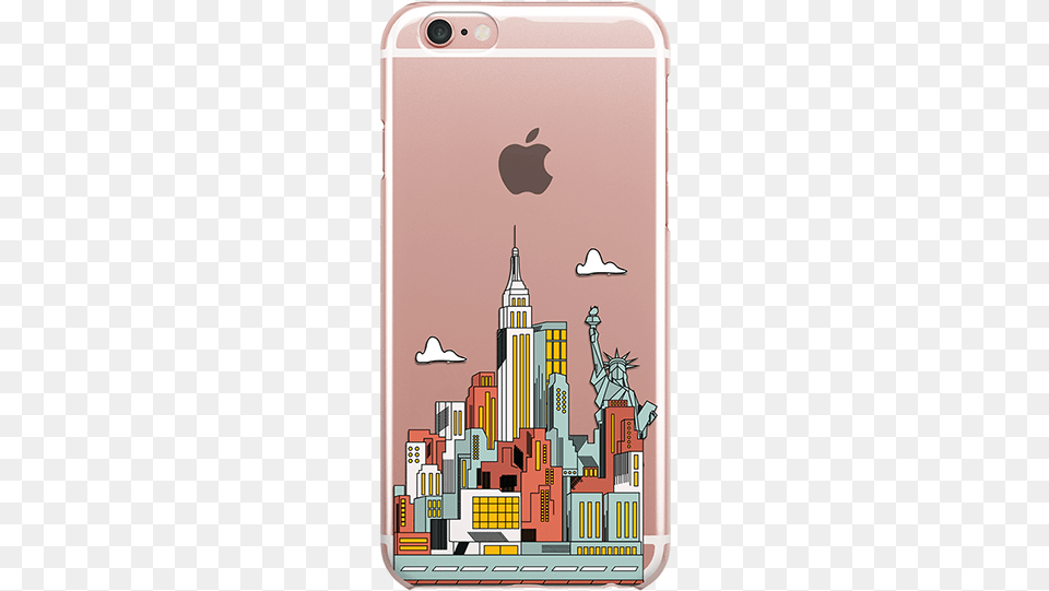 Dailyobjects New York Skyline Clear Case For Iphone Fundas De Movil Riverdale, Electronics, Mobile Phone, Phone, Dynamite Png Image