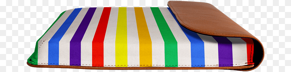 Dailyobjects Rainbow Rush Real Leather Envelope Sleeve Tan, Accessories Free Png
