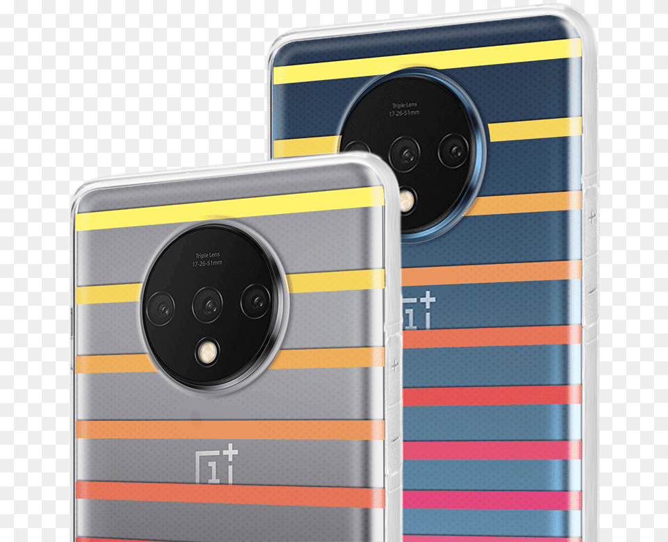 Dailyobjects Sunrise Ombre Stripes Classic Clear Case Cover For Oneplus 7t Iphone, Electronics Free Png