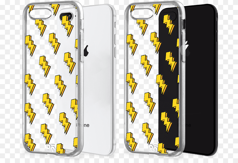 Dailyobjects Thunder Icon Classic Clear Case Cover For Iphone 8 Plus Mobile Phone Case, Electronics, Mobile Phone Free Png Download