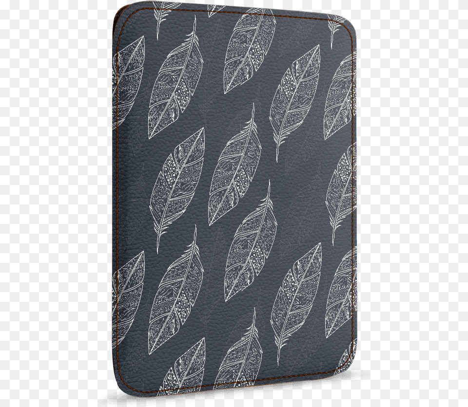 Dailyobjects Tribal Feathers Grey Real Leather Sleeve Mobile Phone, Accessories, Home Decor, Plant, Leaf Png Image