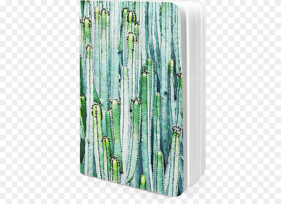 Dailyobjects Watercolor Cactus A5 Notebook Plain Buy Online Mobile Phone, Crib, Furniture, Infant Bed, Plant Free Transparent Png