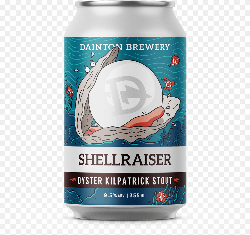 Dainton Shellraiser Oyster Kilpatrick Stout Dainton Oysters Kilpatrick, Alcohol, Beer, Beverage, Lager Png