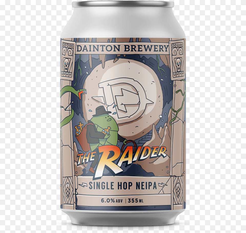 Dainton The Raider Neipa, Alcohol, Beer, Beverage, Tin Free Png
