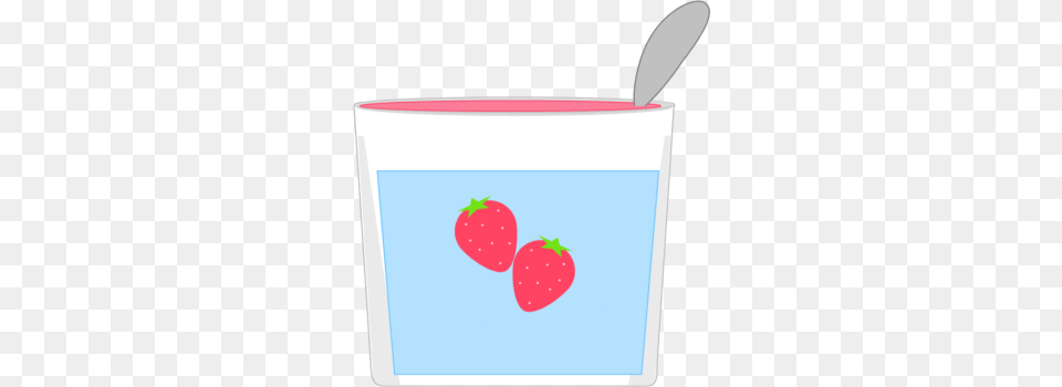 Dairy Clip Art, Berry, Strawberry, Spoon, Produce Png