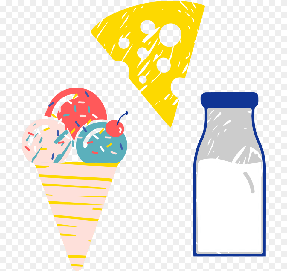 Dairy Cone, Cream, Dessert, Food, Ice Cream Free Png