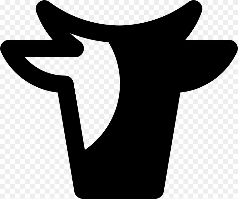 Dairy Cow Beef Cattle Icons, Stencil Free Png Download