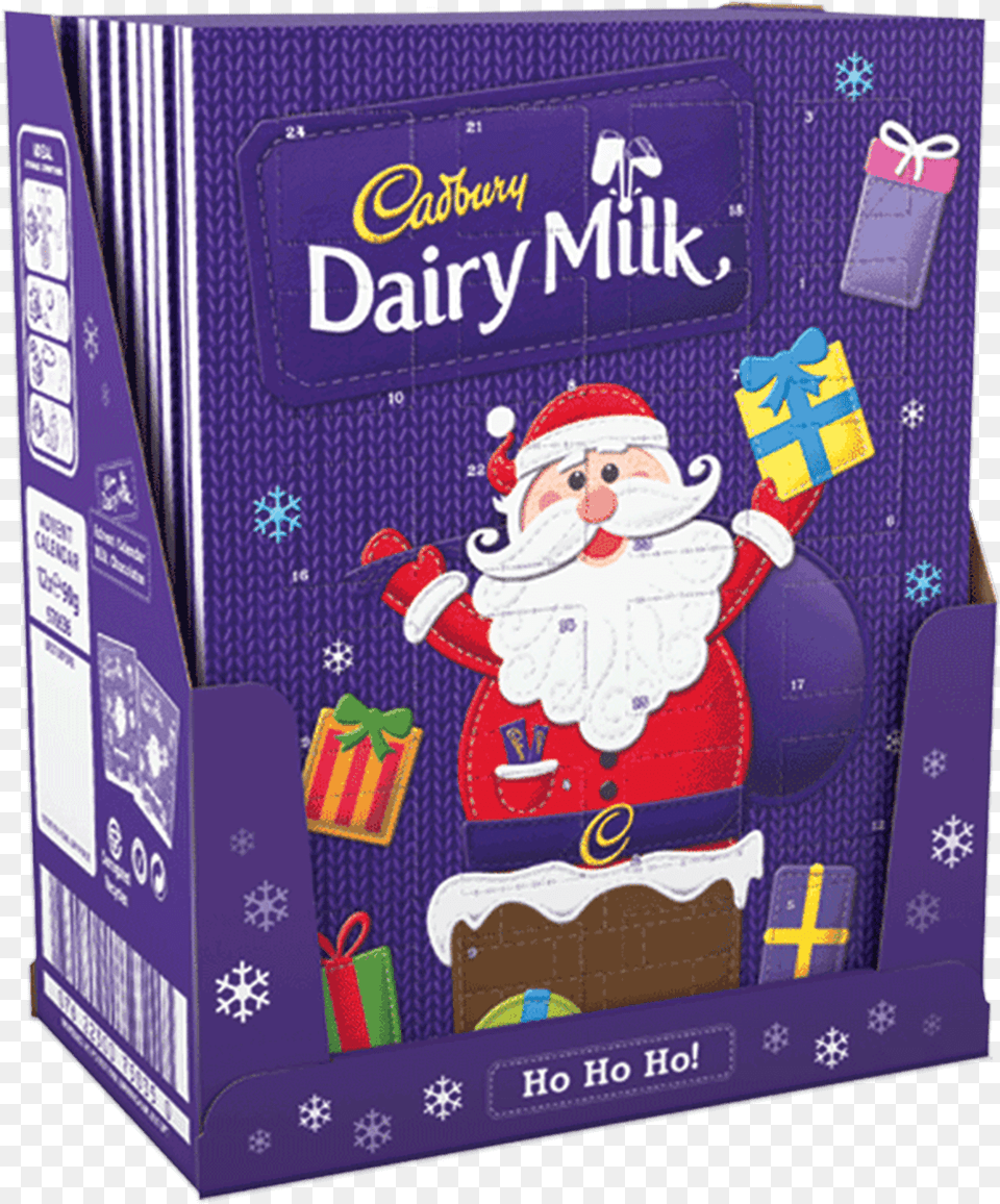 Dairy Milk Advent Calendar 90g Cadbury Chocolate Advent Calendars, Baby, Person, Face, Head Free Png