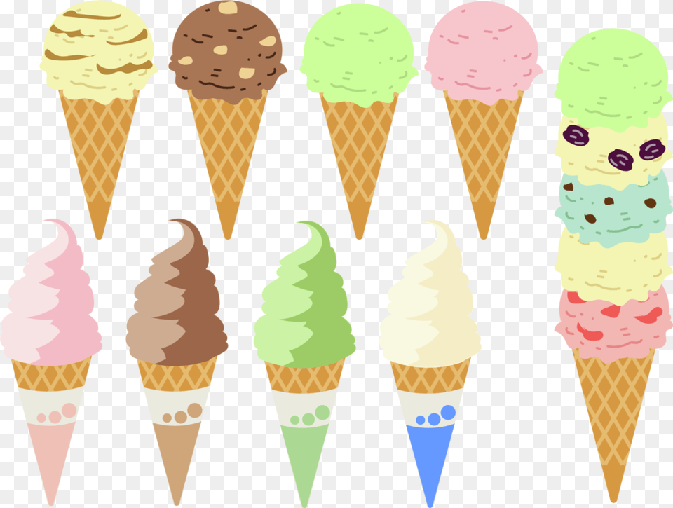 Dairy Productice Cream Conefood, Dessert, Food, Ice Cream, Soft Serve Ice Cream Free Png