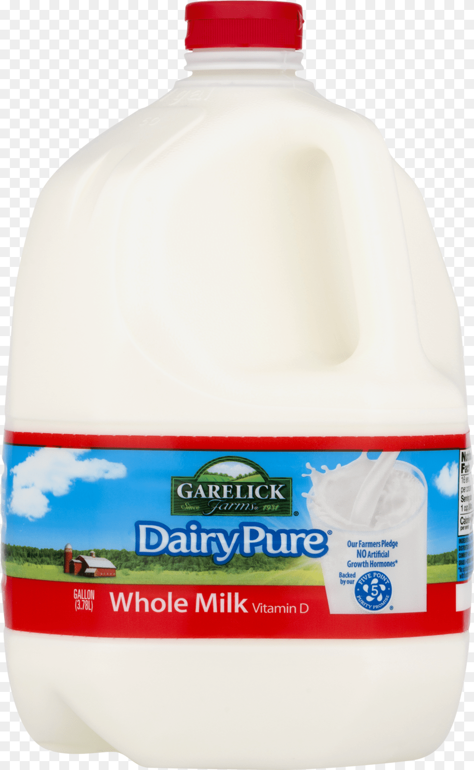 Dairy Pure Whole Milk 1 Gallon, Beverage, Food, Can, Tin Png Image