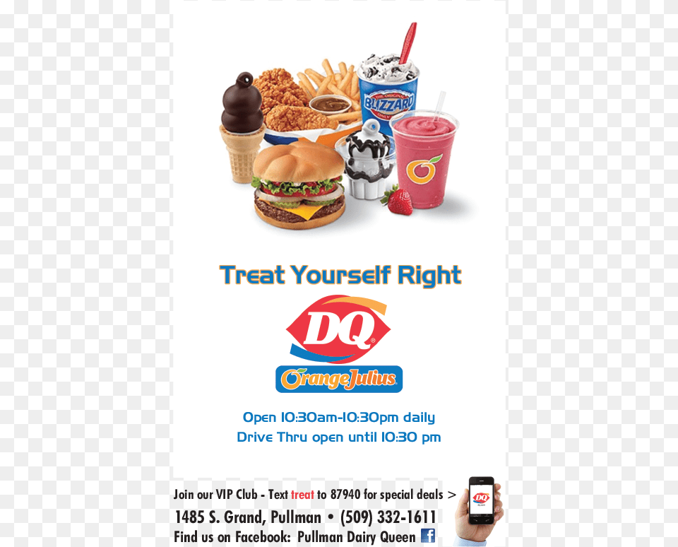 Dairy Queen Ad Dq Grill Amp Chill Food, Advertisement, Burger, Cream, Ice Cream Free Png Download