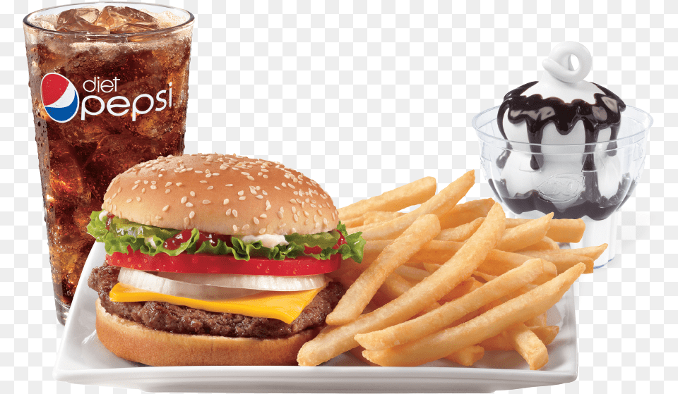 Dairy Queen Burger And Fries, Food, Ketchup Png Image