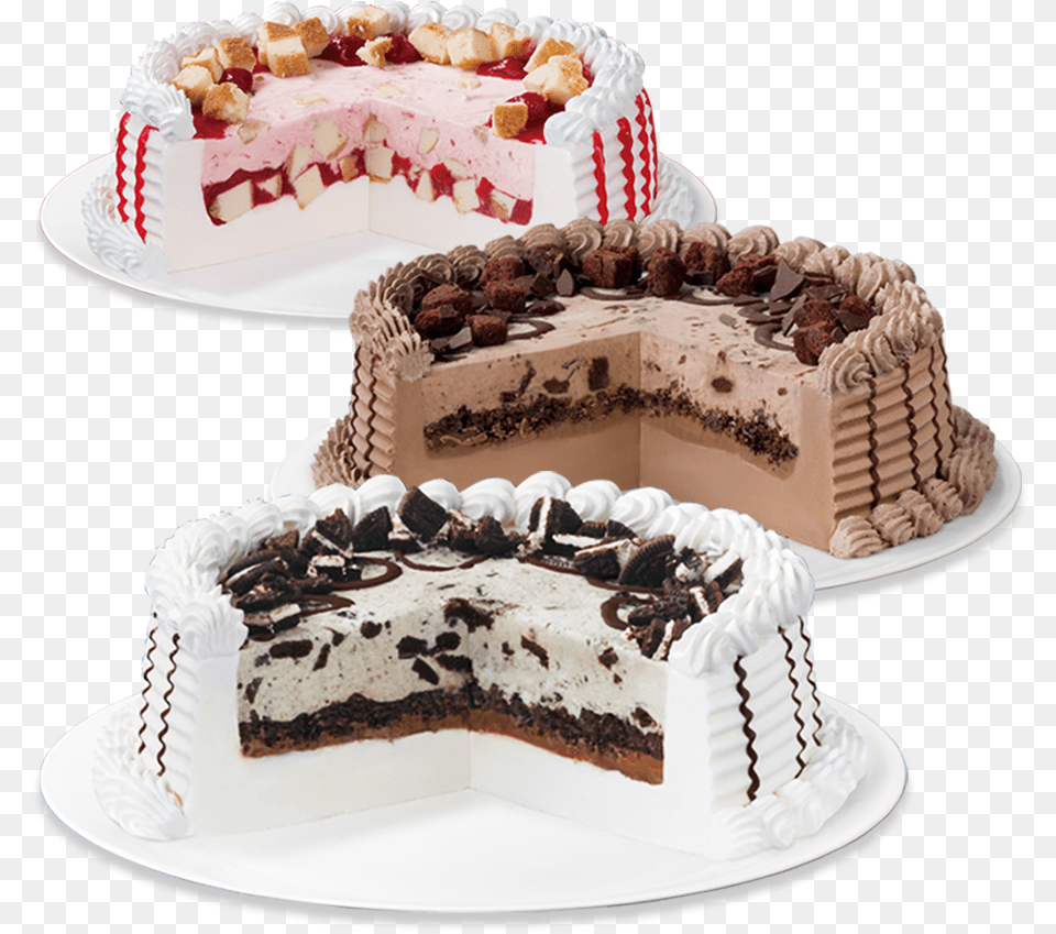 Dairy Queen Round Cake Dq Dairy Queen Mini Blizzard Cake, Birthday Cake, Cream, Dessert, Food Free Png Download