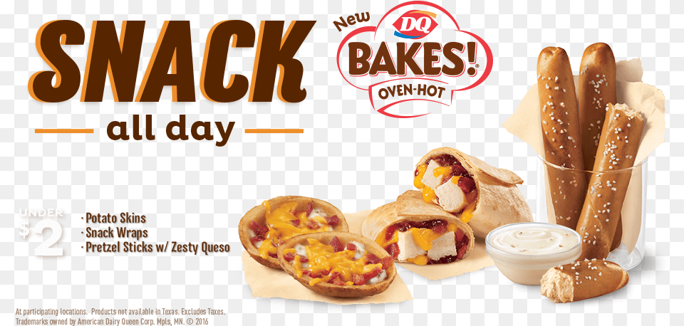 Dairy Queen Soft Pretzels And Potato Skins Dairy Queen Soft Pretzels, Food, Sandwich, Pizza Free Png Download