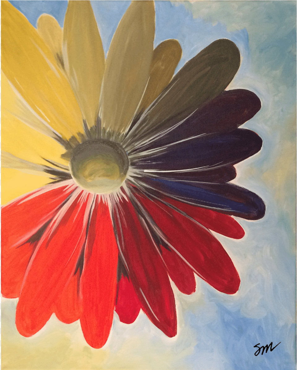 Daisy, Art, Flower, Painting, Plant Free Transparent Png