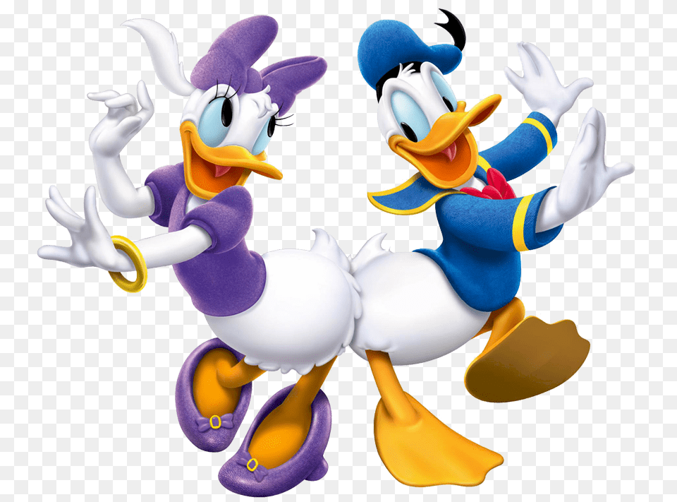 Daisy And Donald Dancing, Toy, Clothing, Glove, Cartoon Png Image