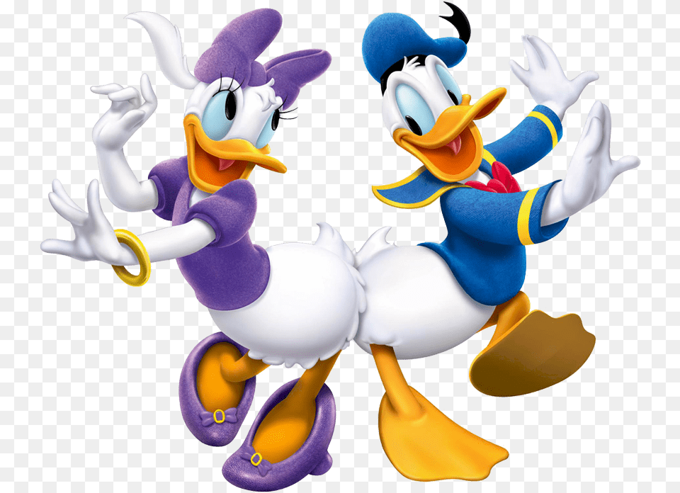 Daisy And Donald Dancing Mickey Mouse Clubhouse Donald And Daisy, Toy, Baby, Person Free Png