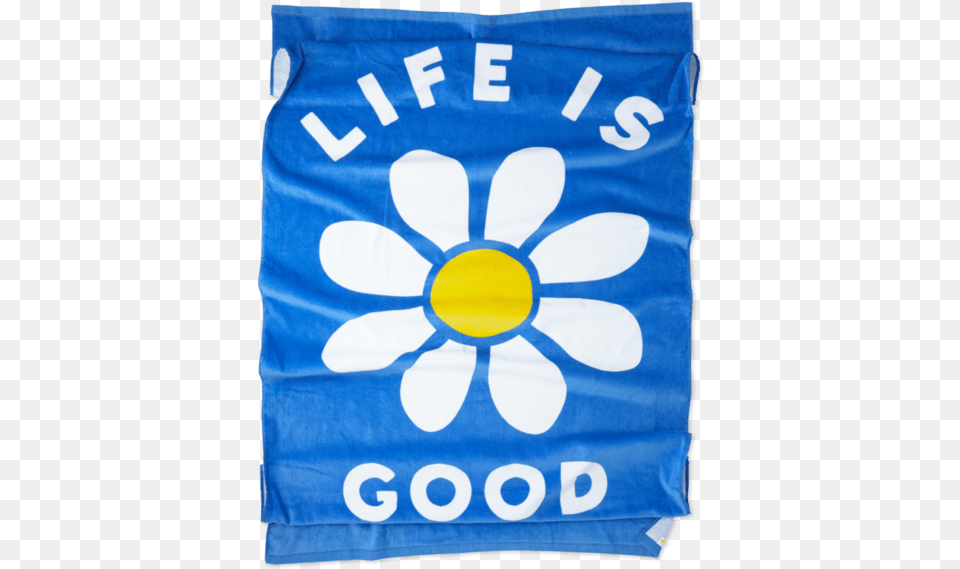 Daisy Beach Towel Life Is Good Beach Towel, Flower, Plant Free Png