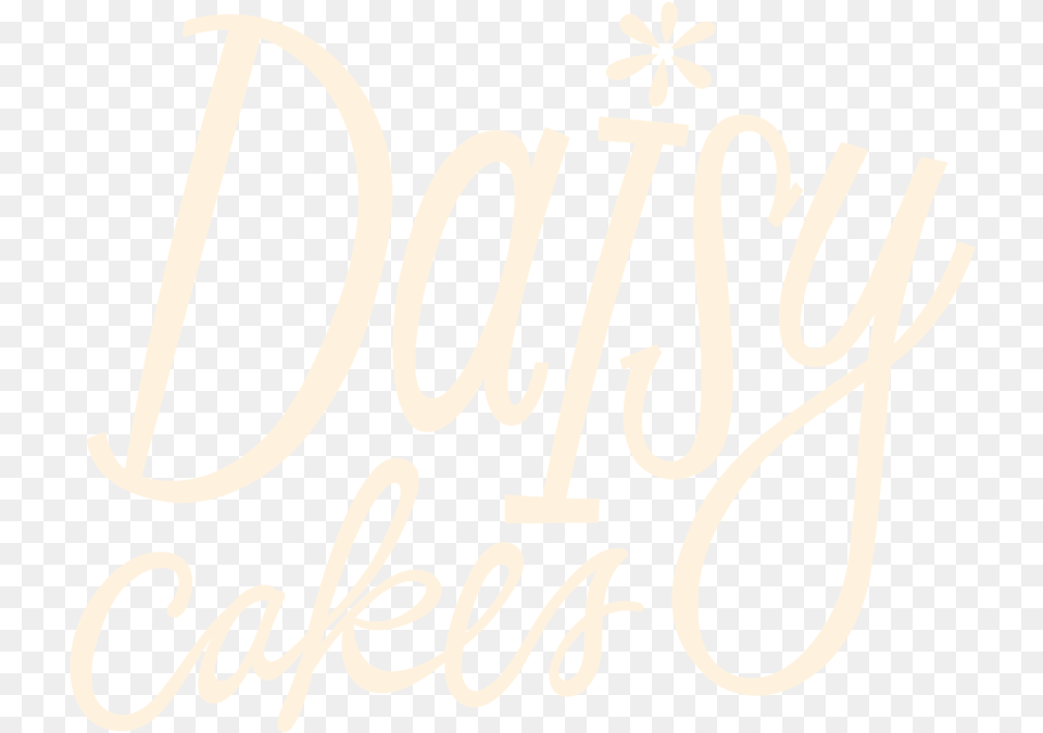 Daisy Cakes Calligraphy, Text, Handwriting Png Image
