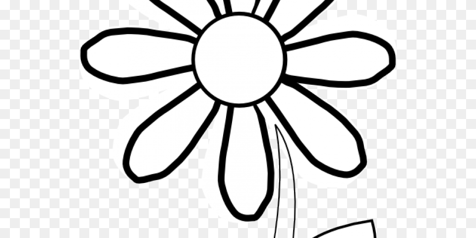 Daisy Clipart Black And White, Flower, Plant Free Png Download