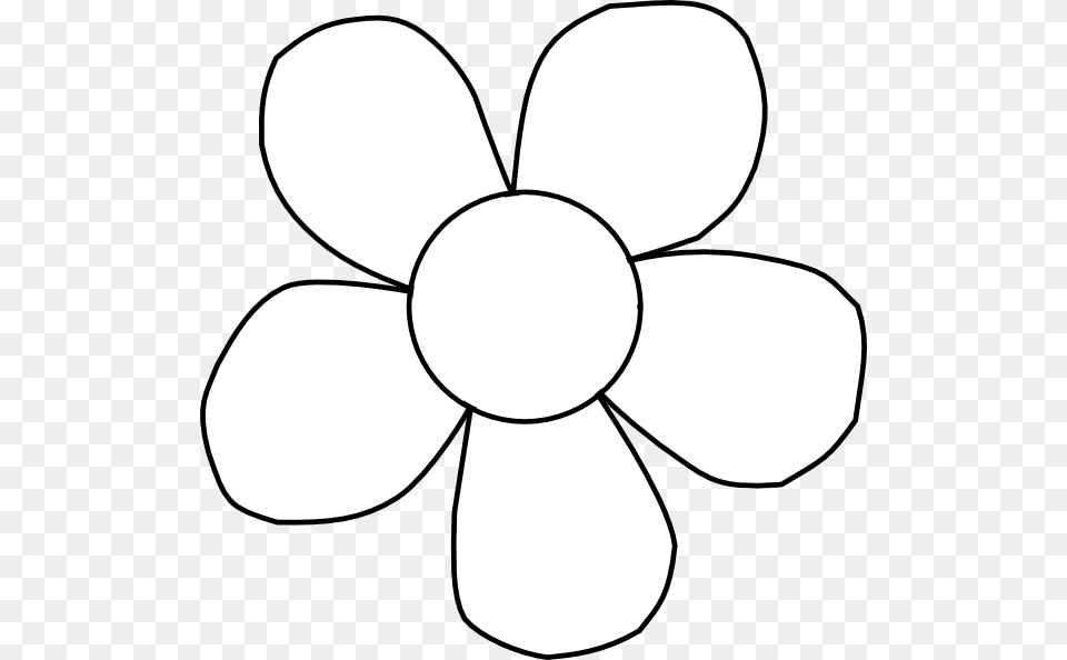 Daisy Clipart Black And White, Machine, Stencil, Propeller, Animal Free Png