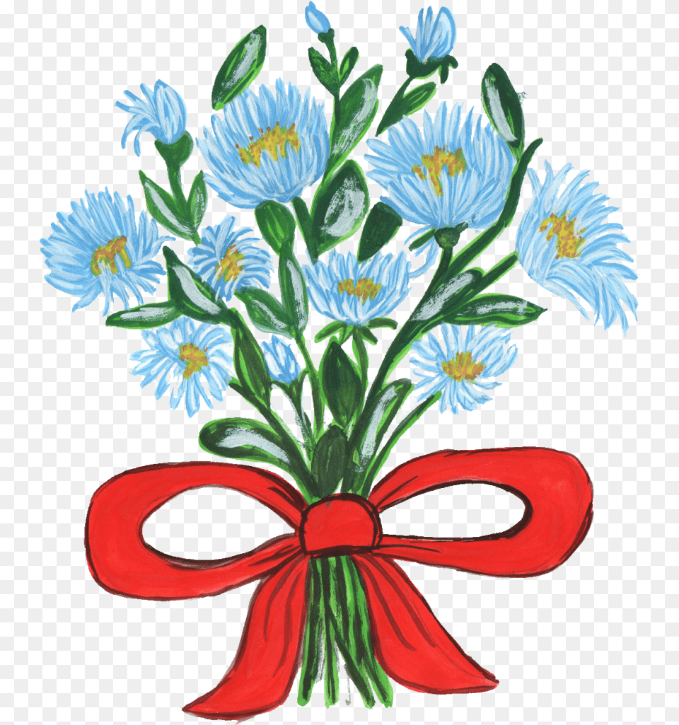 Daisy Clipart Bunch Transparent For Flower Bouquet Background, Flower Arrangement, Flower Bouquet, Plant, Art Free Png Download