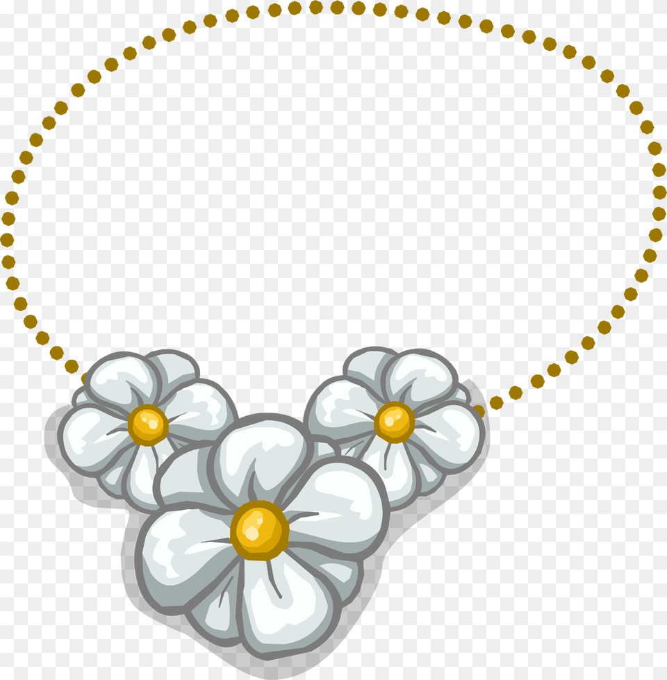 Daisy Clipart Daisy Chain Club Penguin Necklace, Accessories, Jewelry Free Png