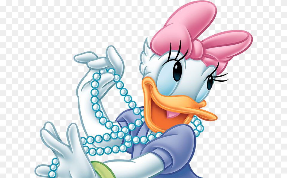 Daisy Duck, Accessories, Jewelry, Necklace, Baby Png Image