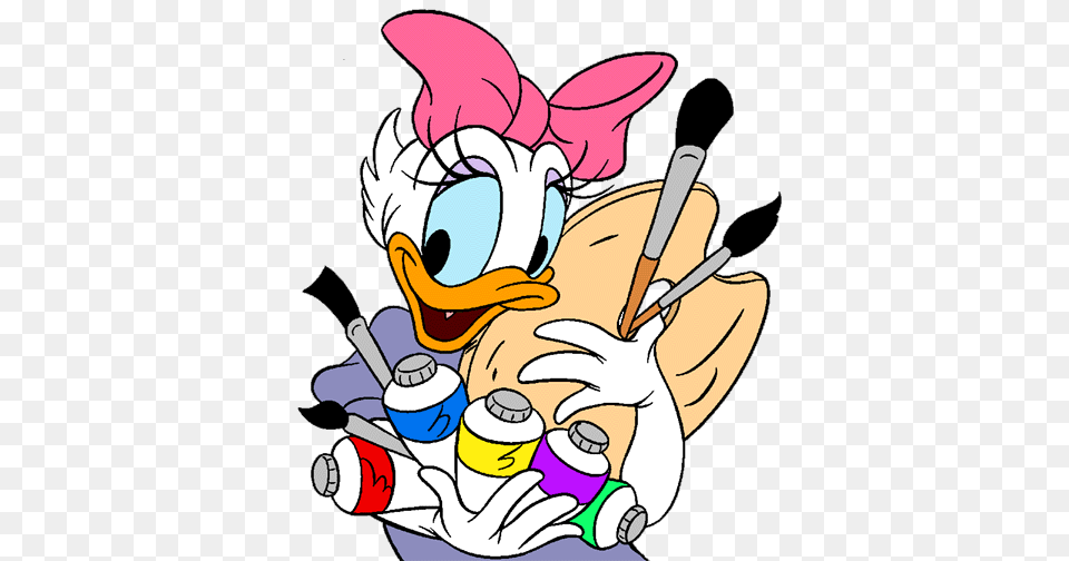 Daisy Duck Clip Art, Brush, Device, Tool, Baby Free Png