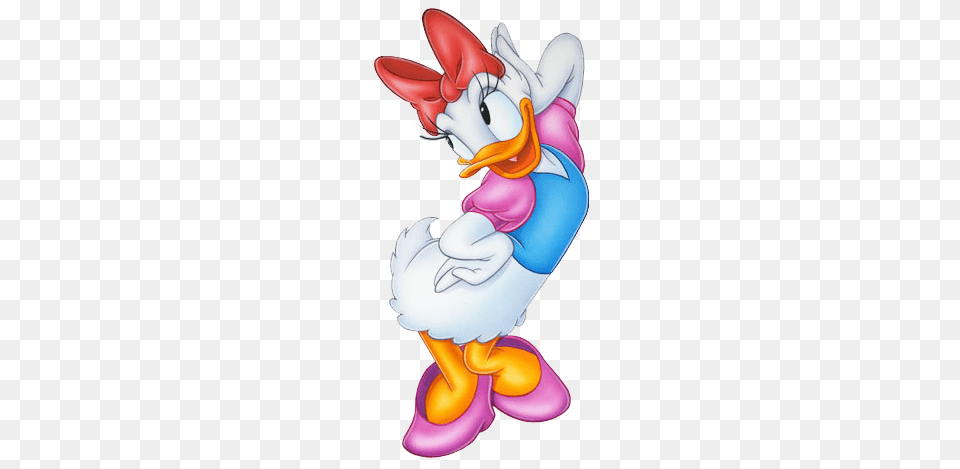 Daisy Duck Clipart Look, Cartoon, Figurine, Winter, Snowman Png Image