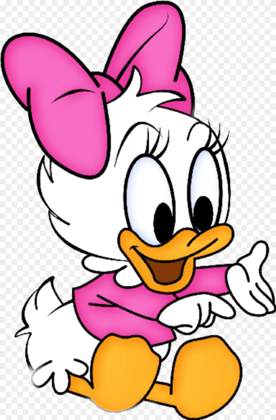 Daisy Duck Disney Clip Art Image Baby Daisy Duck Cartoon, Person Free Transparent Png