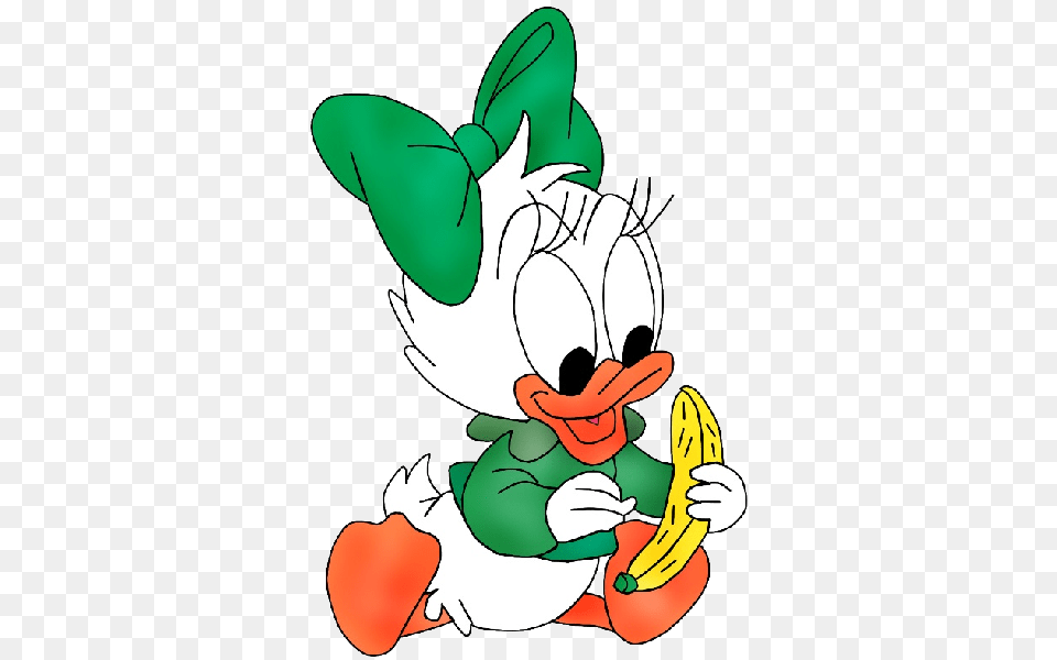 Daisy Duck Disney Clip Art Chellye Disney, Cartoon, Baby, Person Png Image