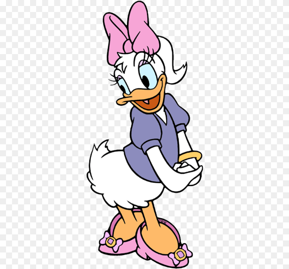 Daisy Duck Happy Birthday, Cartoon, Baby, Person, Book Png Image