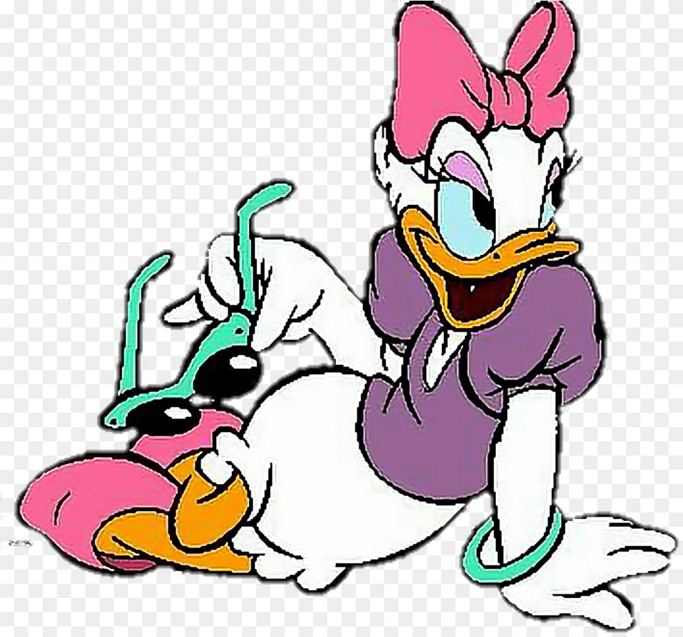 Daisy Duck Laying Down, Book, Comics, Publication, Purple Png