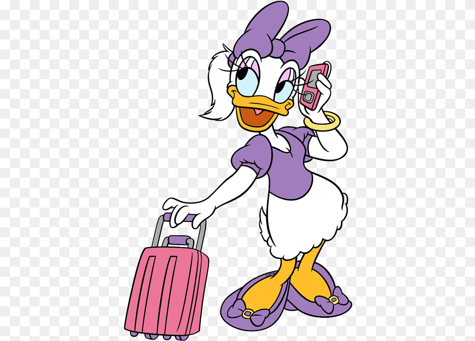 Daisy Duck On The Phone, Baby, Cartoon, Person, Face Free Transparent Png