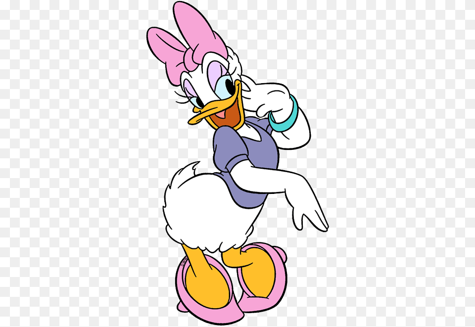 Daisy Duck Posing Clip Art Disney Daisy Duck, Cartoon, Baby, Person Free Transparent Png