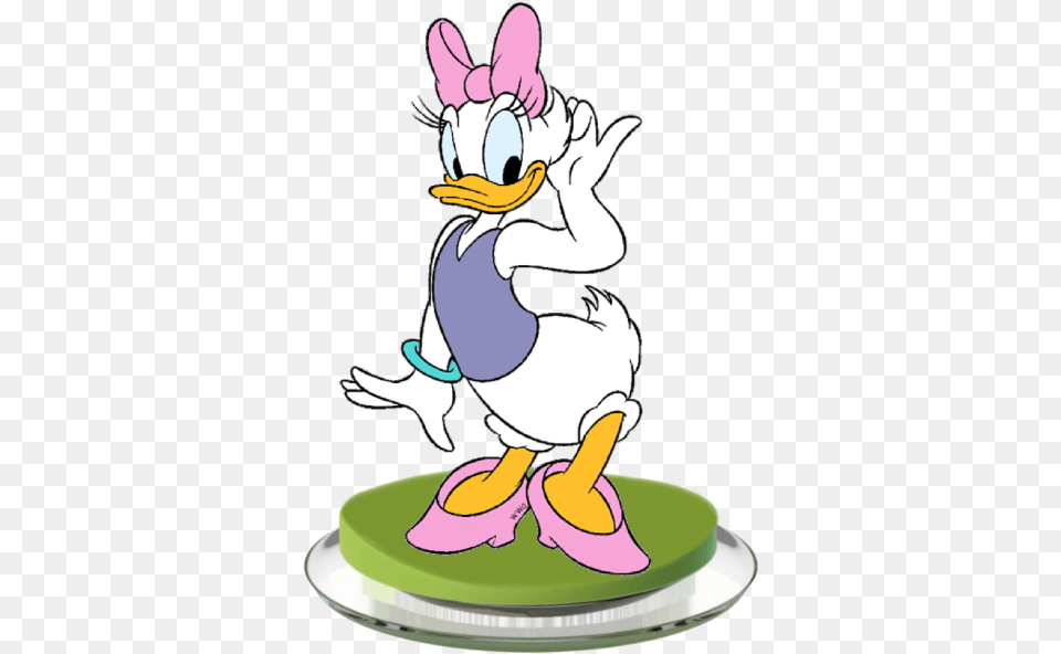 Daisy Duck Transparent Background Disney Infinity Daisy Duck, Cartoon, Birthday Cake, Cake, Cream Free Png