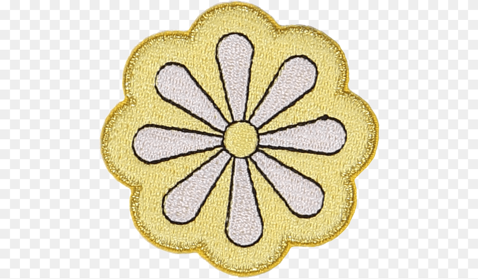 Daisy Flower Sticker Patch Stitch, Pattern, Applique, Home Decor, Accessories Png Image
