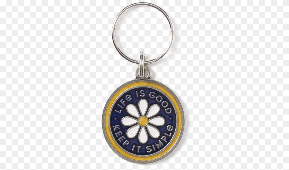Daisy Keep It Simple Keeper Keyring Life Is Good Keychain, Accessories, Pendant, Smoke Pipe, Jewelry Free Png