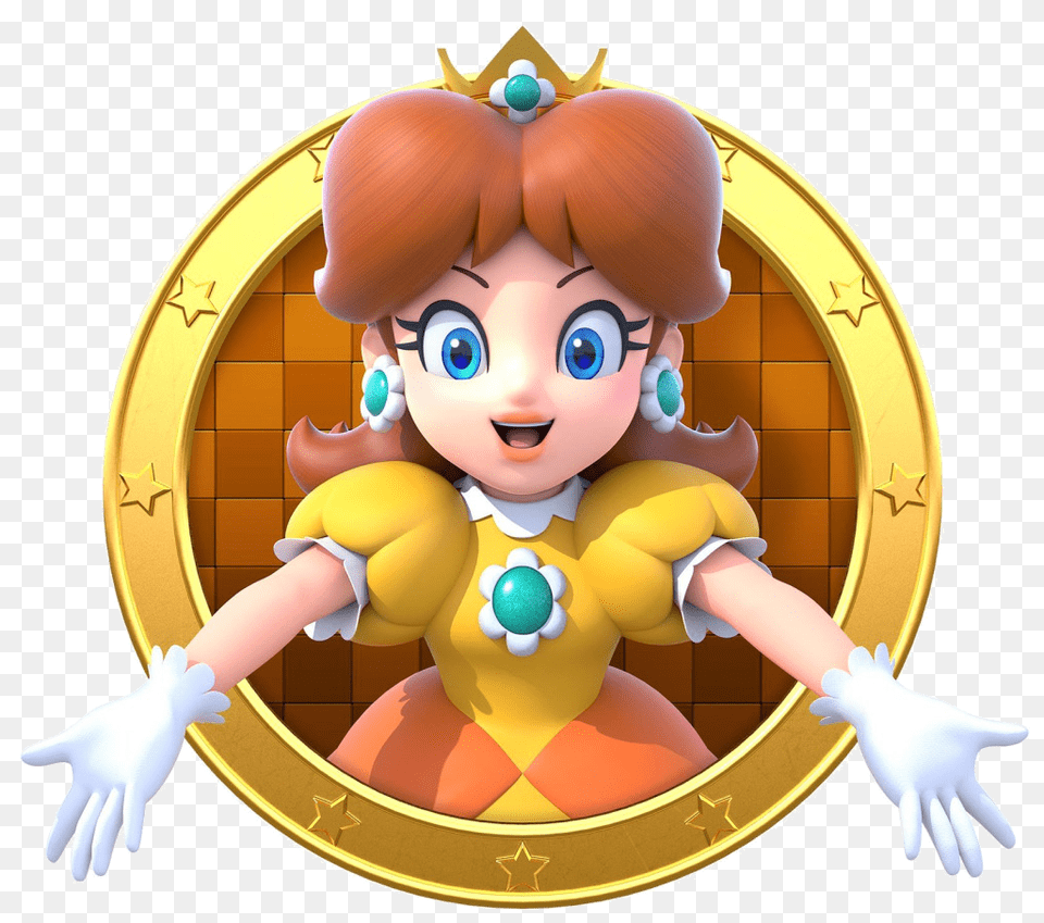 Daisy Mario Party Star Rush Mario Party Super Mario Princesa Daisy Super Mario, Baby, Person, Face, Head Png