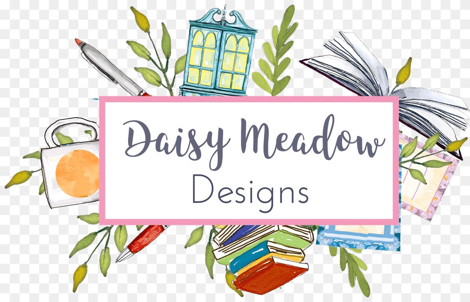 Daisy Meadow Designs On Etsy Download, Book, Publication, Plant, Art Png