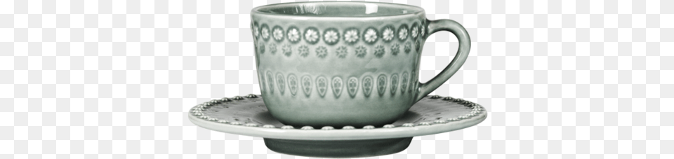 Daisy Teacup W Saucer Cup Png