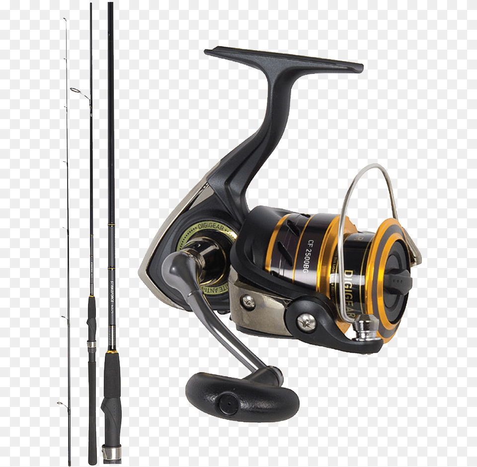 Daiwa Crossfire 2500 Reel Amp Daiwa Strikeforce 862lfs Fishing Reel Png Image