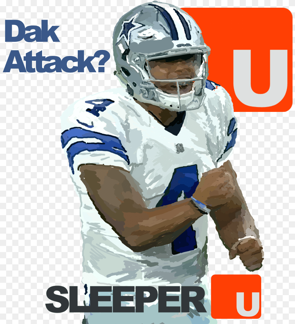 Dak Prescott Are You Ready Fantasy American Football, Helmet, Adult, Playing American Football, Person Free Png Download