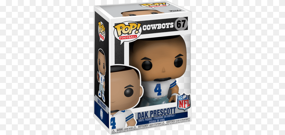 Dak Prescott Funko Pop, Toy, Box, Cup, Cardboard Free Png