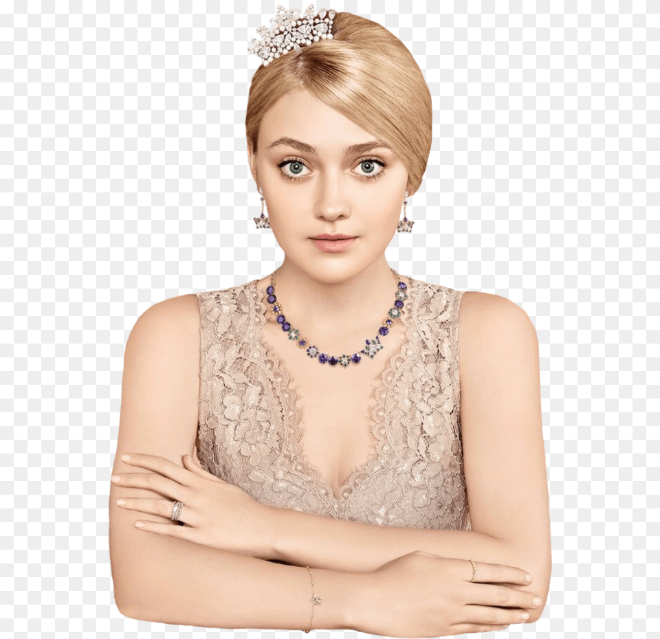 Dakota Fanning Dakota Fanning, Accessories, Person, Necklace, Lady Free Png Download