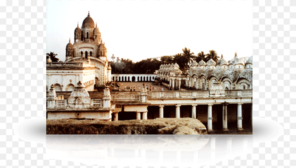 Dakshineswar Kali Temple At Dusk 812 Palace, Architecture, Building Png Image