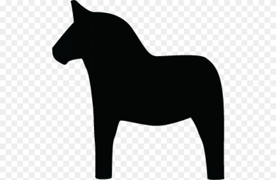 Dala Horse, Silhouette, Animal, Mammal, Cat Free Png