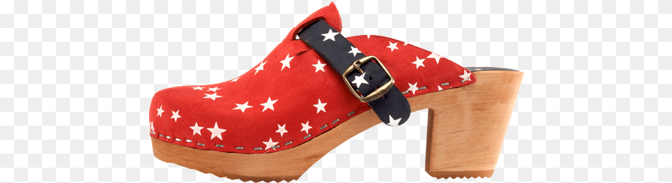 Dala Red Freedom Slip On Shoe, Clothing, Footwear, Clogs Png Image